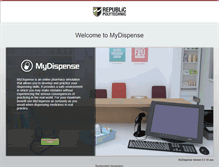 Tablet Screenshot of mydispense.com